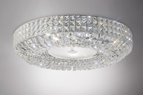 Enya Crystal Ceiling Lights Diyas Flush Crystal Fittings Enya Crystal Ceiling Lights Diyas Flush Crystal Fittings